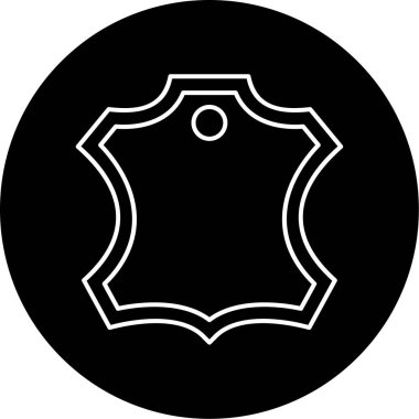  Deri Vektör Kabartma Simgesi Tasarımı