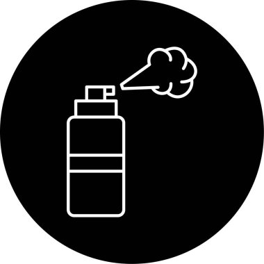 Sprey Boyası Vektör Kabartma Simgesi Tasarımı 