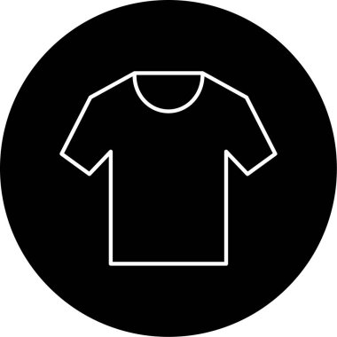 Vektör Tişört Kabartma Simgesi Tasarımı