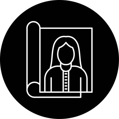 Vektör Dergisi Kabartma Simgesi Tasarımı