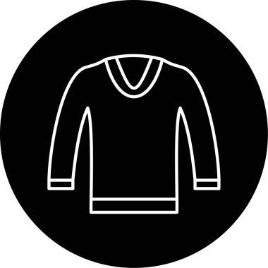 Vektör Jumper Kabartma Simgesi Tasarımı