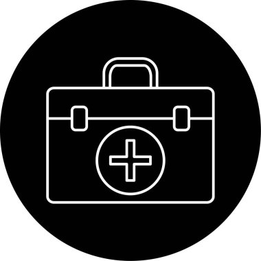 Tıbbi Kit Vektör Sembol Tasarımı 