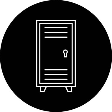 Dolaplar Vektör Şekil Simgesi Tasarımı 