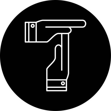 Zaman aşımı Vektör Kabartma Simgesi Tasarımı 