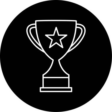 Ödül Vektörü Simgesi Tasarımı 