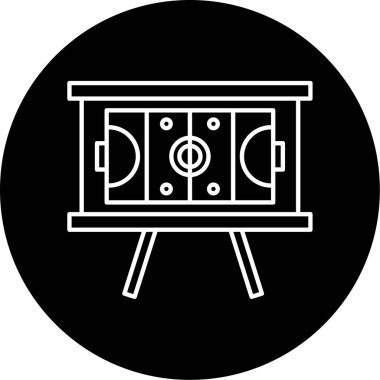 Oyun Planı Vektör Kabartma Simgesi Tasarımı 