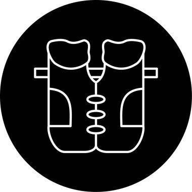 Sandık Koruyucusu Vektör Sembol Tasarımı 