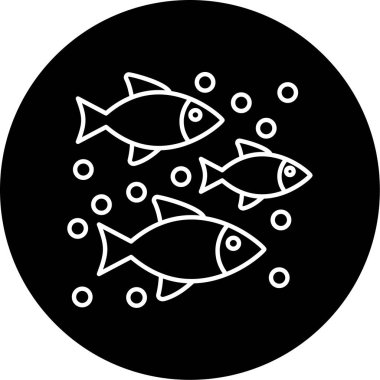 Balıkçı Vektörü Simgesi Tasarımı 