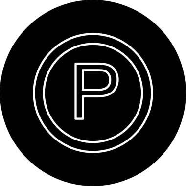 Park Vektörü Kabartma Simgesi Tasarımı 