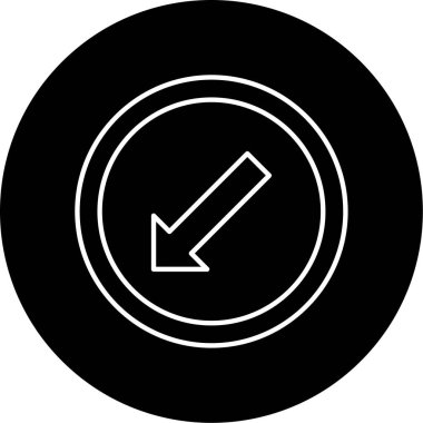 Sol Vektör Kabartma Simgesi Tasarımı Koru