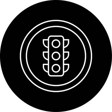 Trafik Işıkları Vektör Sembol Tasarımı