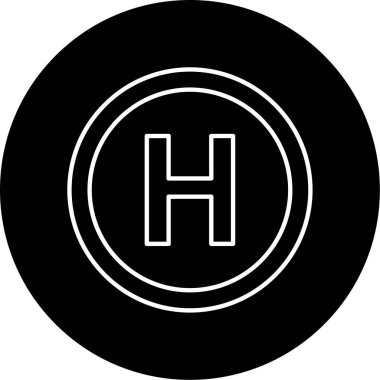 Hastane Yolu Vektör Sembol Tasarımı