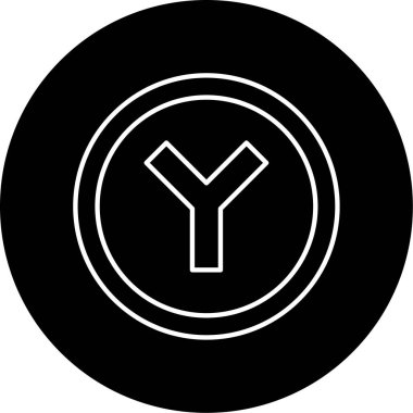 Y Kesişim Vektörü Sembol Tasarımı