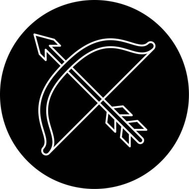  Okçuluk Vektörü Sembol Tasarımı