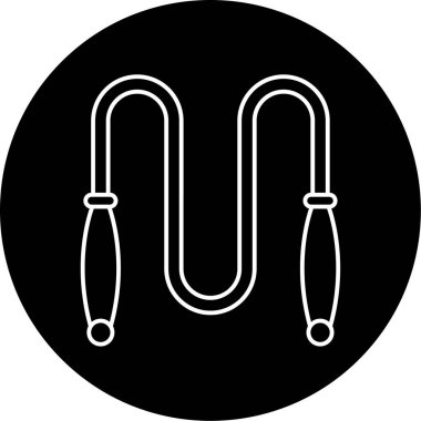  İp Vektörü Kabartma Simgesi Tasarımı Atla