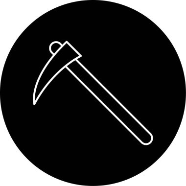 Scythe Vektör Kabartma Simgesi Tasarımı