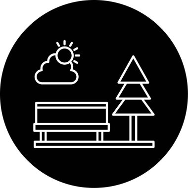 Park Vektörü Sembol Tasarımı