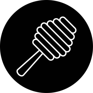 Bal Tarağı Vektör Kabartma Simgesi Tasarımı