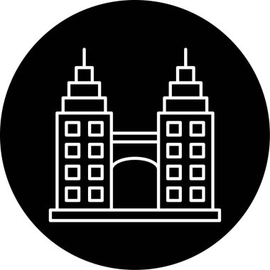 Petronas İkiz Vektör Sembol Tasarımı