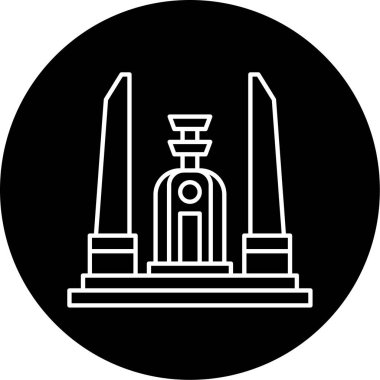  Demokrasi Anıtı Vektör Sembol Tasarımı