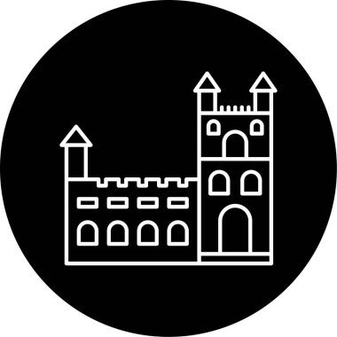 Belem Kulesi Vektör Sembol Tasarımı