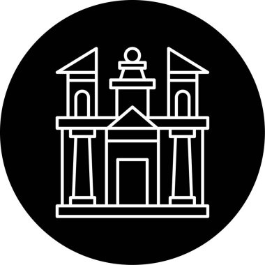 Petra Vektör Şekil Simgesi Tasarımı