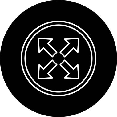 Vektör Kabartma Simgesi Tasarımı Genişlet