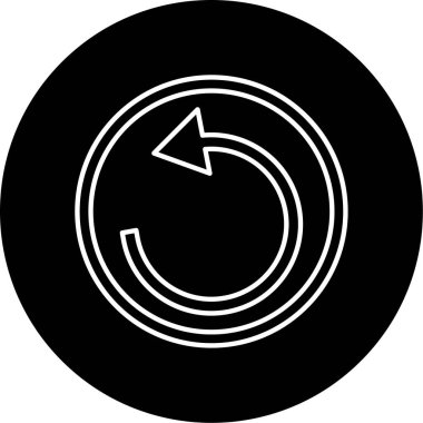 Vektör Kabartma Simgesi Tasarımı Geri Al