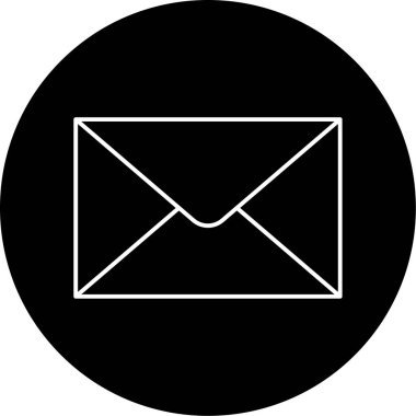 İleti Vektörü Şekil Simgesi Tasarımı