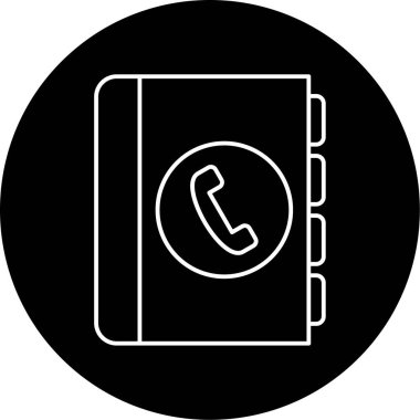 Kişi Defteri Vektörü Kabartma Simgesi Tasarımı