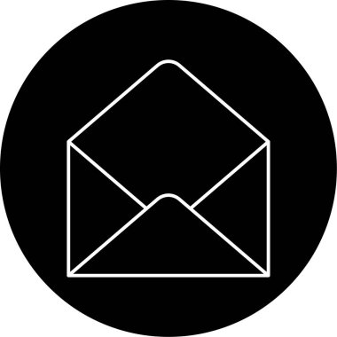 Zarf Vektörü Şekil Simgesi Tasarımı