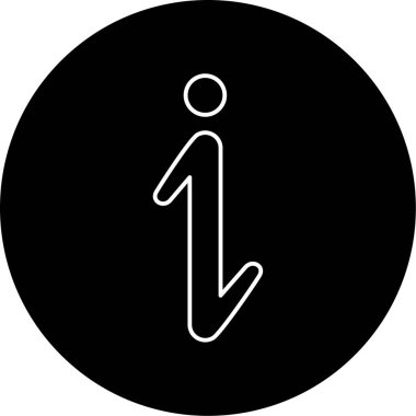 Bilgi Vektörü Kabartma Simgesi Tasarımı