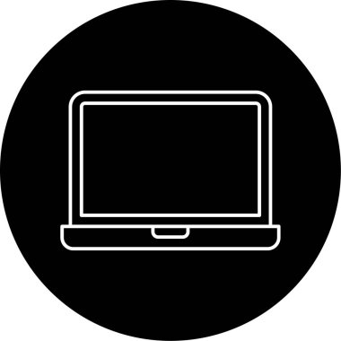  Laptop Vektör Simge Tasarımı