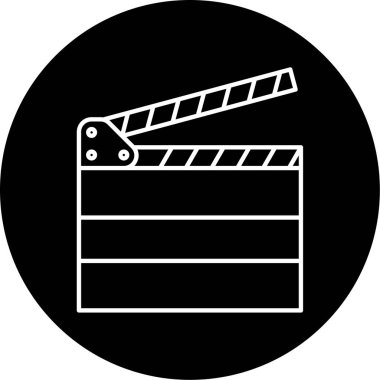 Alkış Tahtası Vektör Sembol Tasarımı