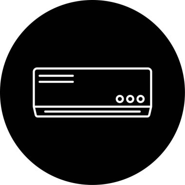 Klima Vektörü Kabartma Simgesi Tasarımı