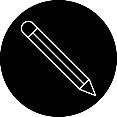 Kalem Vektörü Şekil Simgesi Tasarımı