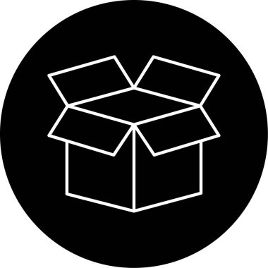 Kutu Vektörü Simgesi Tasarımı