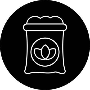 Gübre Vektörü Kabartma Simgesi Tasarımı