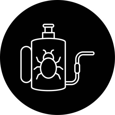 Böcek ilacı Vektörü Sembol Tasarımı 