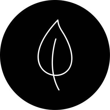 Yaprak Vektörü Şekil Simgesi Tasarımı