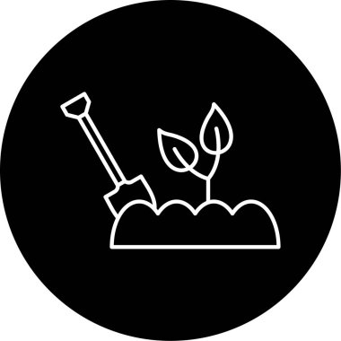 Filiz Vektörü Şekil Simgesi Tasarımı