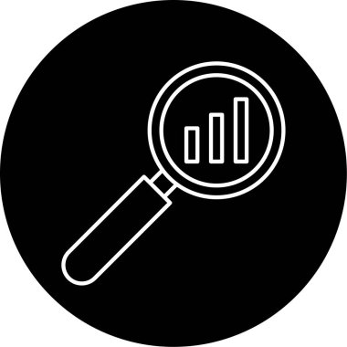 Analiz Vektörü Kabartma Simgesi Tasarımı