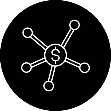 Kalabalık Fon Vektörü Glyph Simgesi Tasarımı