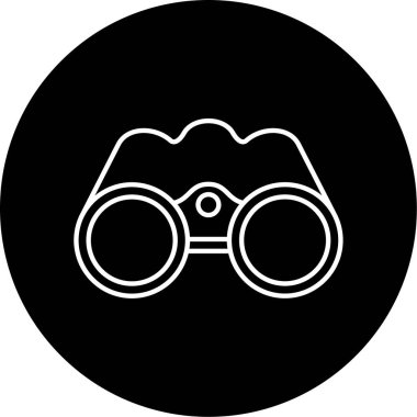 Dürbün Vektör Kabartma Simgesi Tasarımı