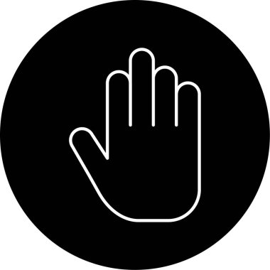 El Aracı Vektörü Şekil Simgesi Tasarımı