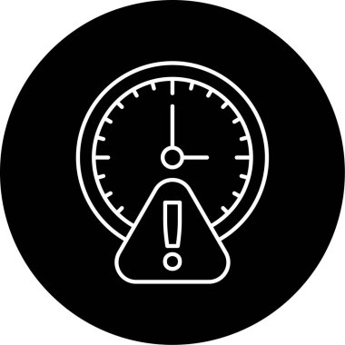 Süre bitimi Vektör Kabartma Simgesi Tasarımı