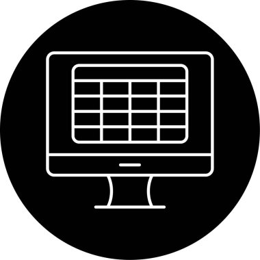 Izgara Vektörü Şekil Simgesi Tasarımı