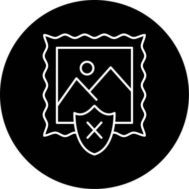 Tasarım Reddi Vektör Kabartma Simgesi Tasarımı