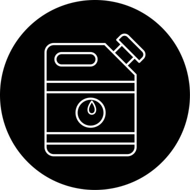 Yakıt Vektörü Şekil Simgesi Tasarımı