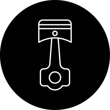 Piston Vektör Sembol Tasarımı